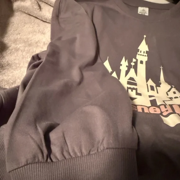 Disney Shirt - Purplish Gray with Pink Castle Design - Picture 2 of 4